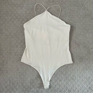 New Divided H&M Large Cream Bodysuit